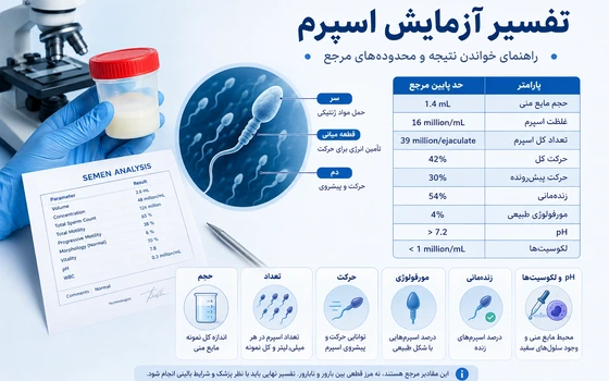 تفسیر آزمایش اسپرم؛ معنی تعداد، حرکت و مورفولوژی